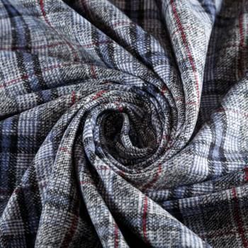 Твид 052-05373 серый меланжевый