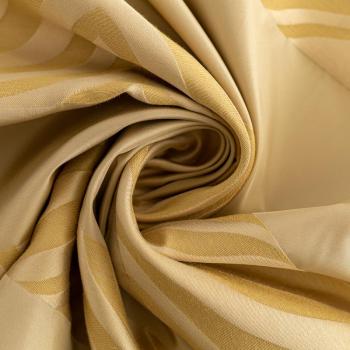 Ткань портьерная шелк h-280 см Т154-02-104 золотисто-бежевый