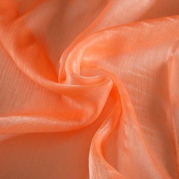 Органза 039-18842 морковный однотонный