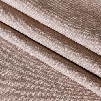 Ткань портьерная лен h-300 см 05-02-11498 бежевый однотонный