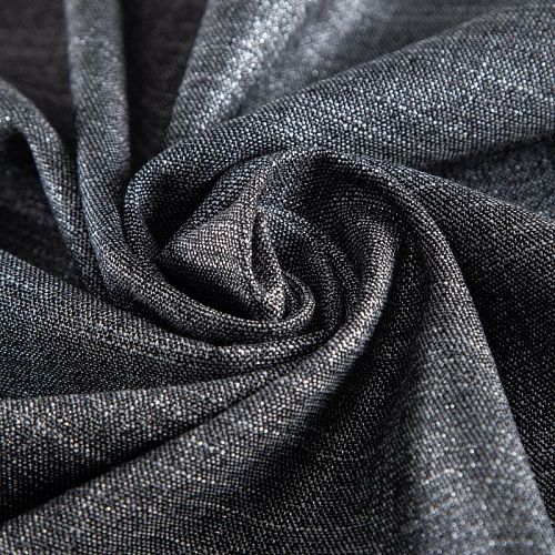 Ткань костюмная с люрексом 025-20788 серый меланж