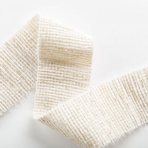 Подвяз вязаный 6х50 см 412170 бежевый