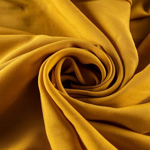 Штапель К33-275 горчичный однотонный