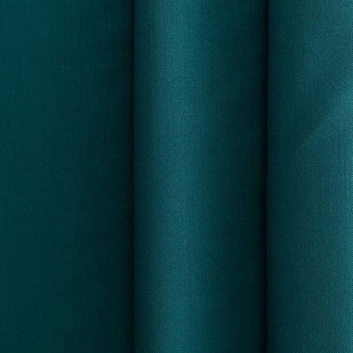 Ткань костюмная К01-0511 сине-зеленый однотонный