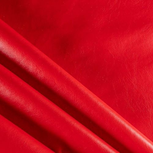 Экокожа К33-680 красный однотонный