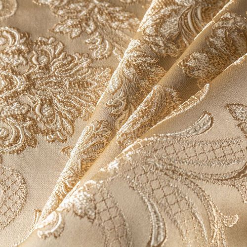 Ткань портьерная жаккард h-290 см 02-02-00265 золотистый