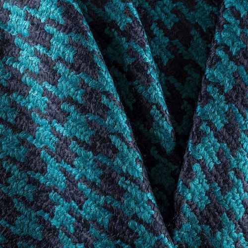 Букле К35-0116 черно-бирюзовый