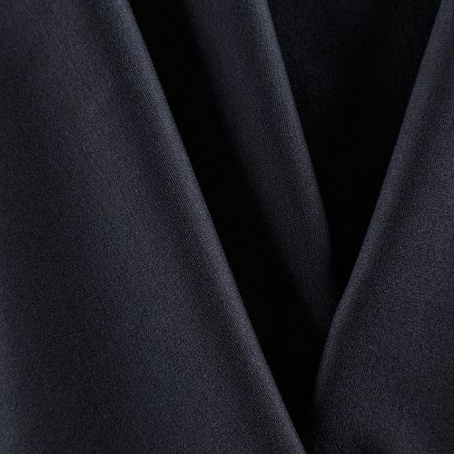 Джерси 014-09681 черный однотонный