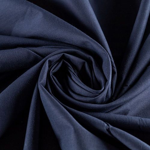 Хлопок-вуаль К28-428 темно-синий однотонный