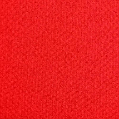 Креп 026-05442 алый однотонный