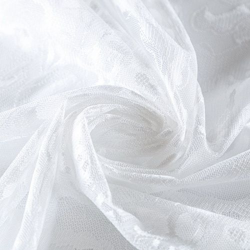 Тюль жаккардовый h-280 см 02-01-04703 белый