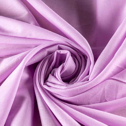 Хлопок-вуаль К33-360 розово-сиреневый однотонный