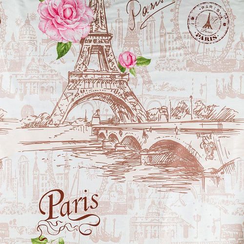 Бязь ш.220 см 007-03486 белый принтованный