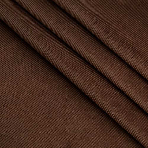 Вельвет стрейч 008-20779 корица однотонный