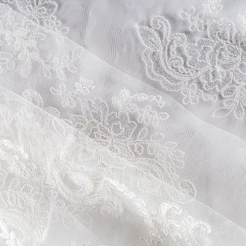 Гипюр К12-958 молочный