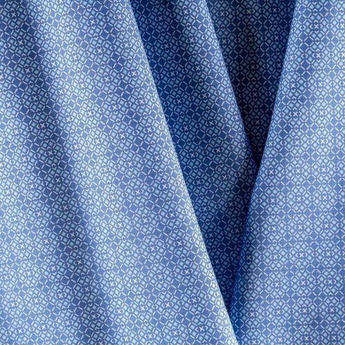 Хлопок К29-088 синий принтованный