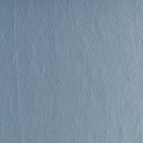 Ткань портьерная бархат h-300 см 09-02-00051 светло-голубой однотонный