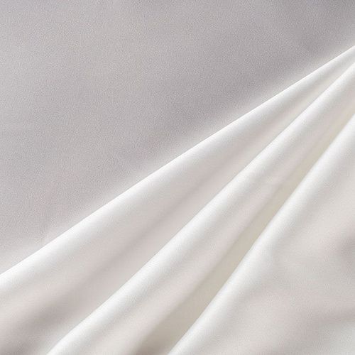 Шелк синтетический К33-774 молочный однотонный