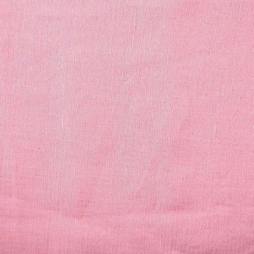 Лен натуральный 035-07886 розовый однотонный