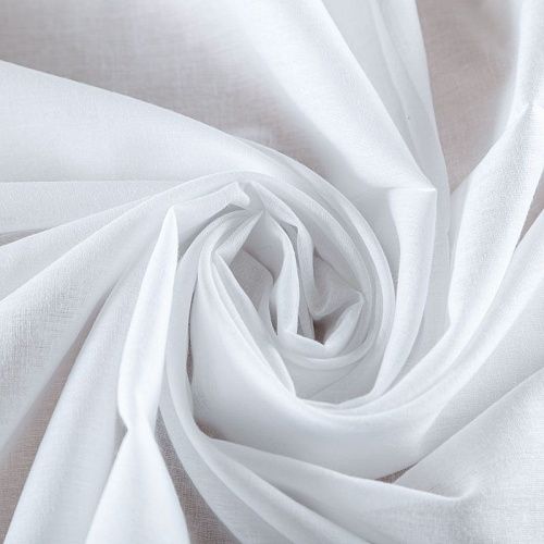 Хлопок-вуаль 063-02066 белый однотонный