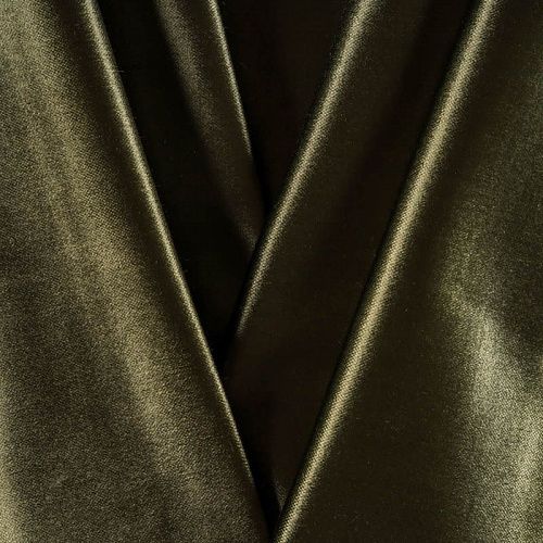 Бархат К22-095 хаки однотонный