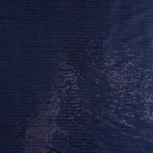 Ткань с пайетками К33-1010 синий однотонный