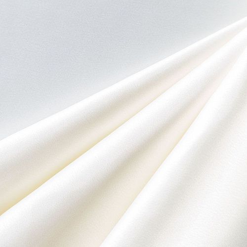 Сатин стрейч 001-08132 сливочный однотонный
