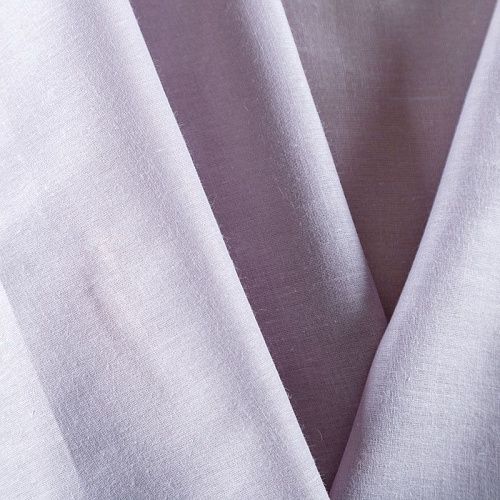 Хлопок-вуаль 063-07413 выбеленный лавандовый однотонный