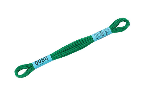 Нитки для вышивания Gamma мулине 8 м 0088 зеленый