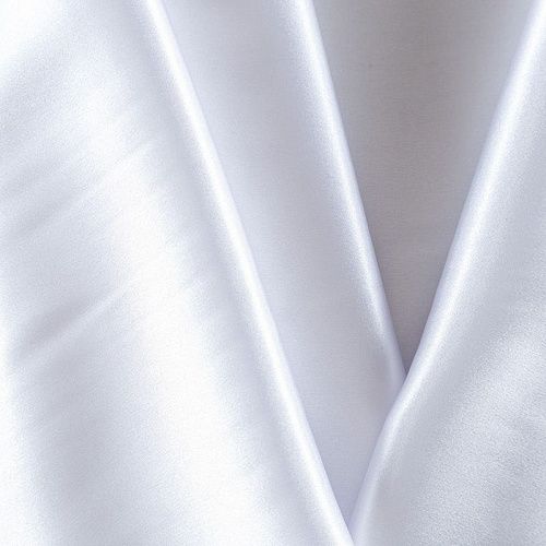 Сатин стрейч 001-09714 белый однотонный