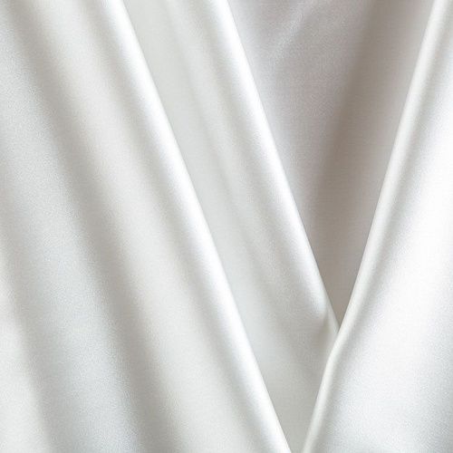 Сатин стрейч 001-07051 молочный однотонный