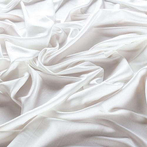 Шелк синтетический 065-01969 айвори однотонный