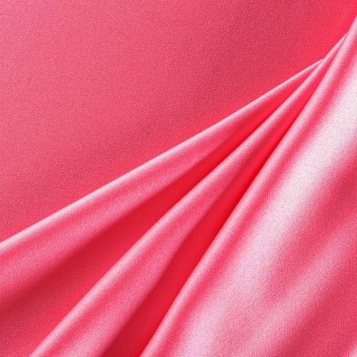 Кади креп-атлас 001-06623 розовый коралл однотонный