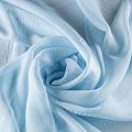 Шифон К33-886 светло-голубой однотонный