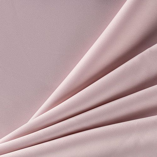 Креп-сатин К33-579 бледно-розовый однотонный