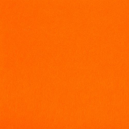 Фетр К33-501 оранжевый однотонный