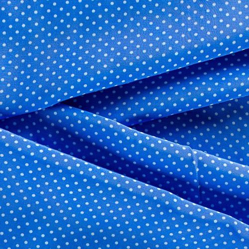 Вискоза 009-00980 синий электрик принтованный