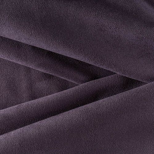 Замша искусственная 018-00355 темно-серый однотонный