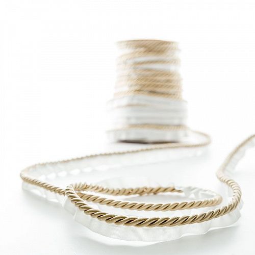 Шнур витой круглый D-8 мм 108-08-bej13