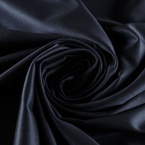 Ткань костюмная 025-09689 черный однотонный