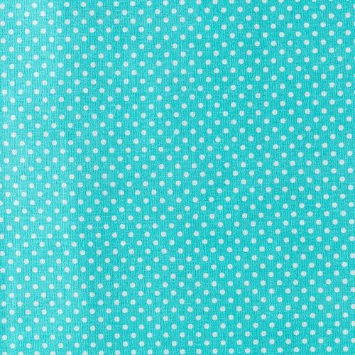Бязь 007-00646 мятно-бирюзовый принтованный