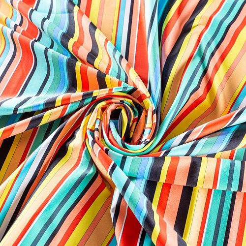 Лайкра 005-01250 мультиколор принтованный