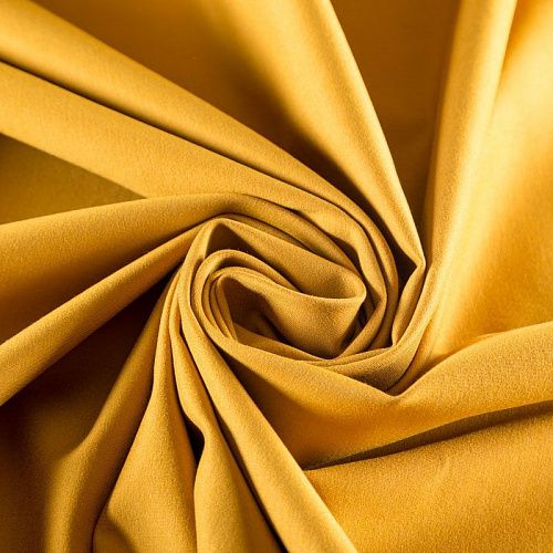 Джерси 014-03213 желто-горчичный однотонный