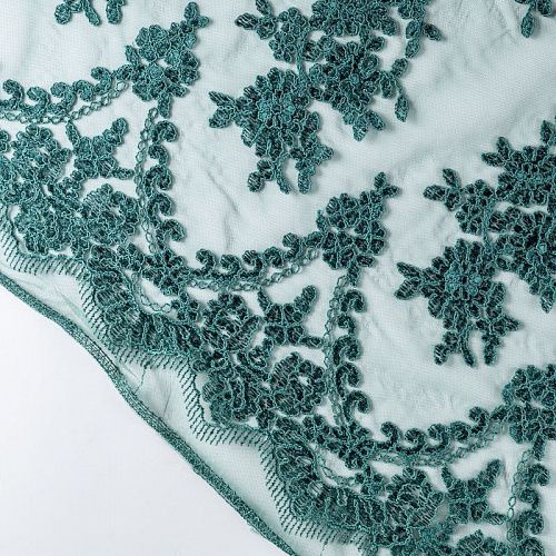 Гипюр К12-169 темно-изумрудный