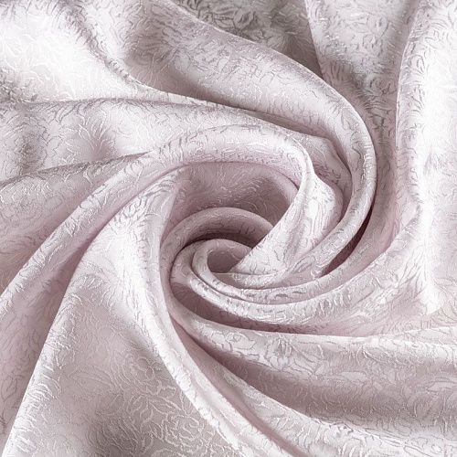 Ткань подкладочная К36-264 серебристо-жемчужный жаккардовый