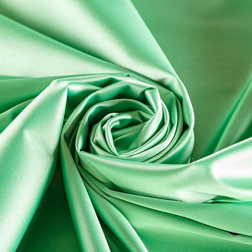 Атлас ватуссо 001-06197 морской зеленый однотонный