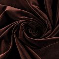 Бархат К32-0391 темно-каштановый однотонный
