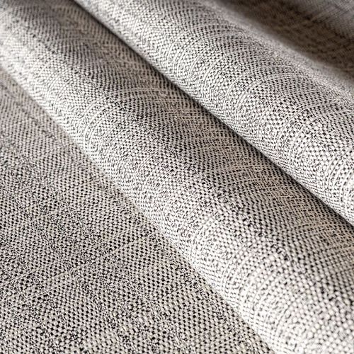 Ткань портьерная лен h-295 см 05-02-00334 молочно-серый однотонный