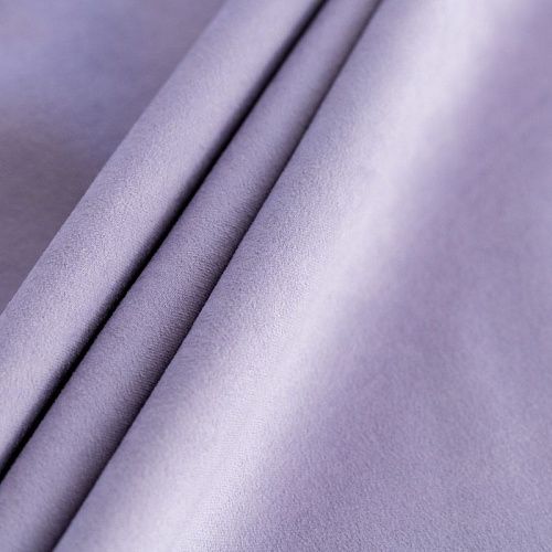 Замша портьерная h-300 см 500-02-127 светло-лавандовый однотонный