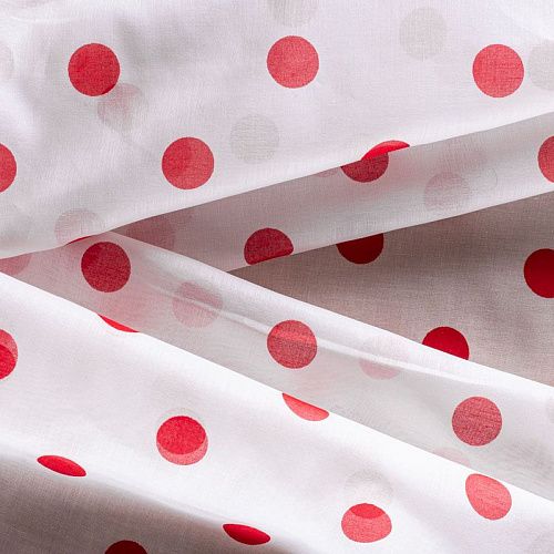 Батист 003-00885 белый принтованный